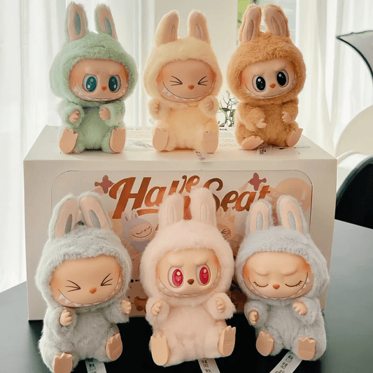 Labubu Have a Seat Monster Plush Keychain Blind Box (Random Character) - 1 PC