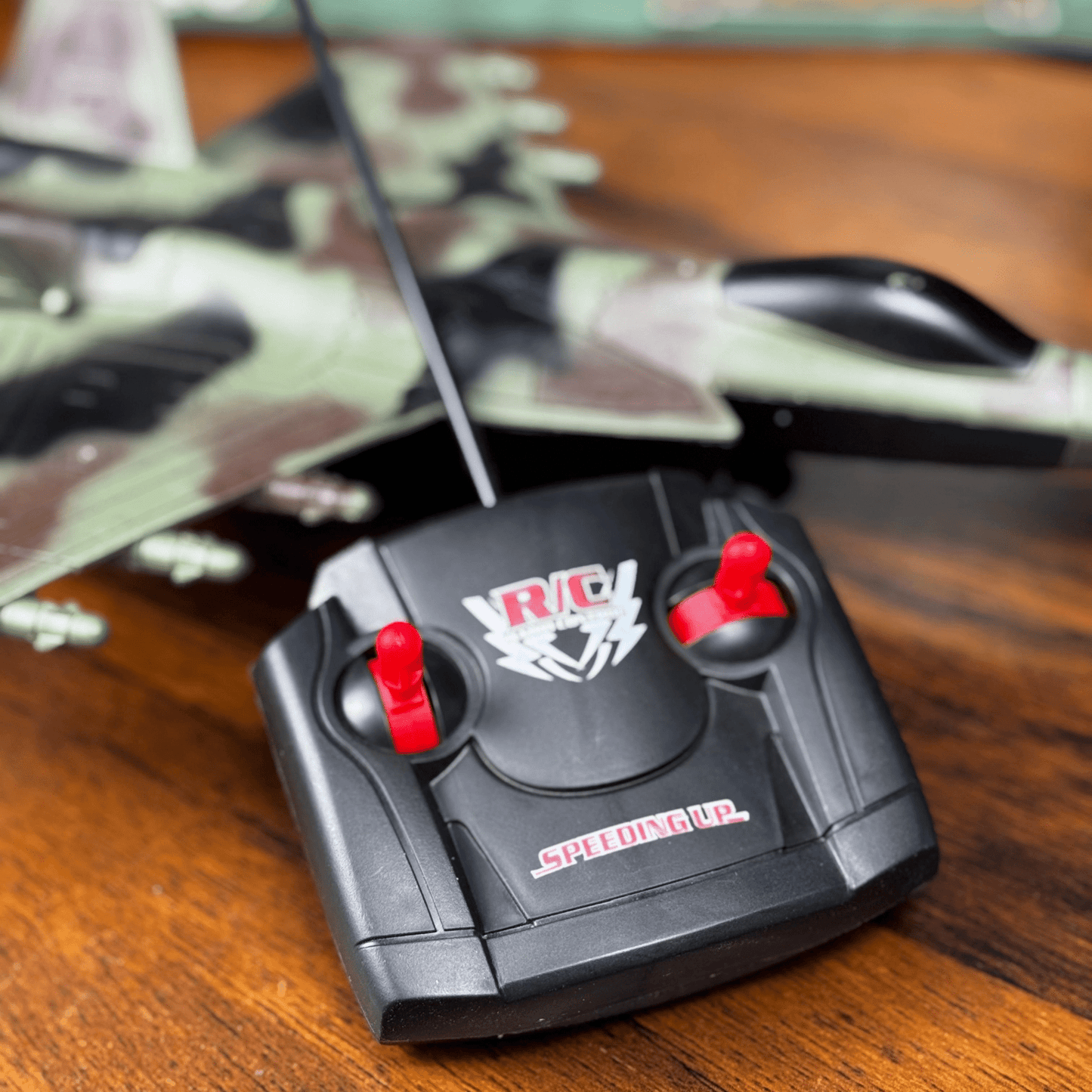 Remote Control Non-Flying Fighter Jet For Kids