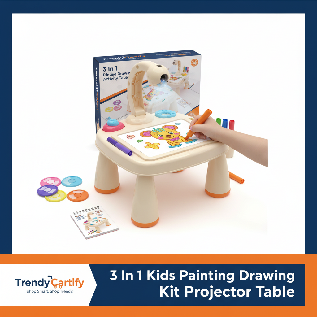 3 In 1 Kids Painting Drawing Activity Kit
