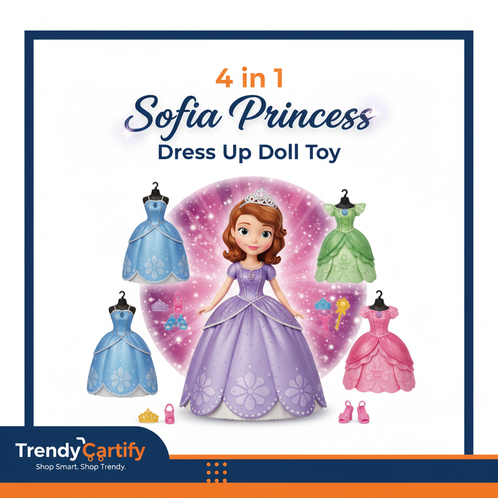4 in 1 Sofia Princess Dress Up Doll