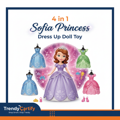 4 in 1 Sofia Princess Dress Up Doll