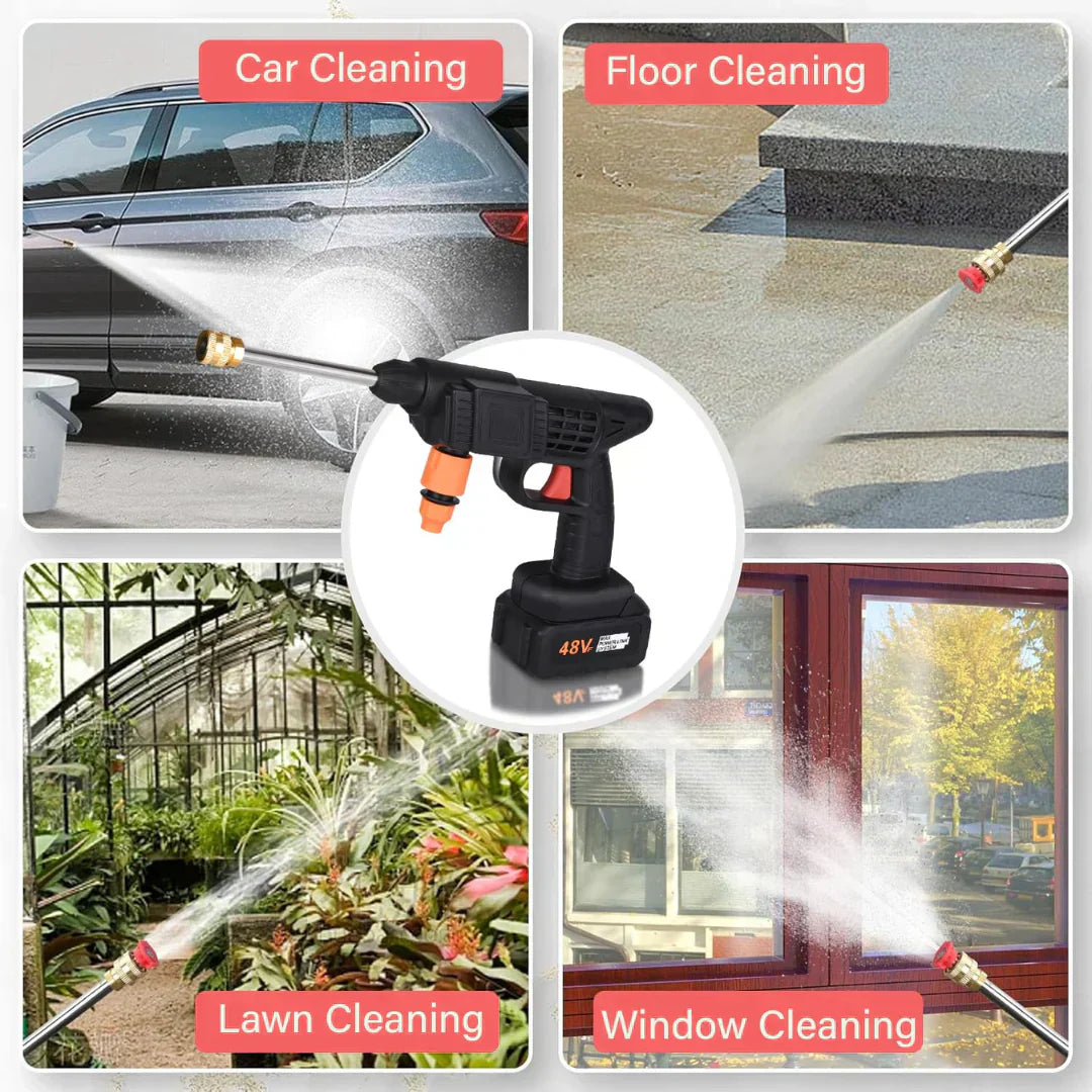 48v Wireless High Pressure Washer  With Single battery & Premium Box