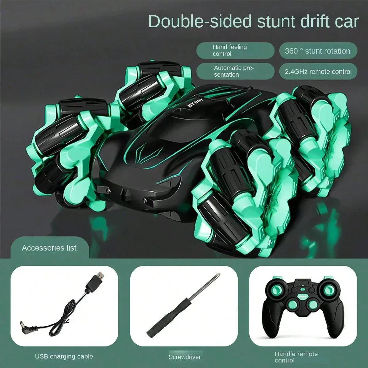 Remote Control Stunt Car | 360° Rotation Drift Car