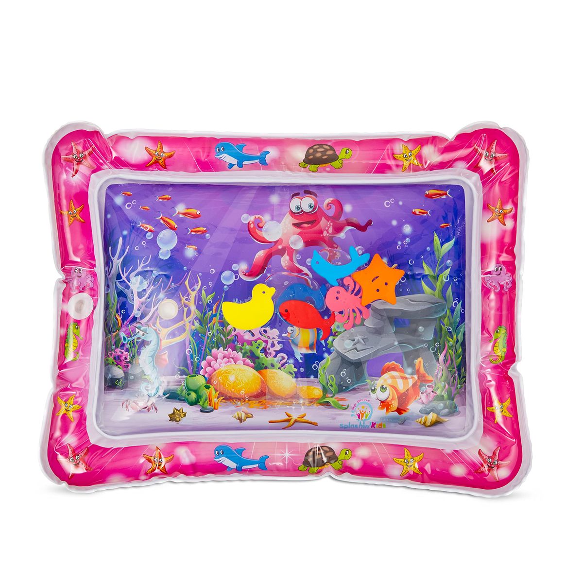 Premium Baby Inflatable Water Tummy Time Mat (Pink)