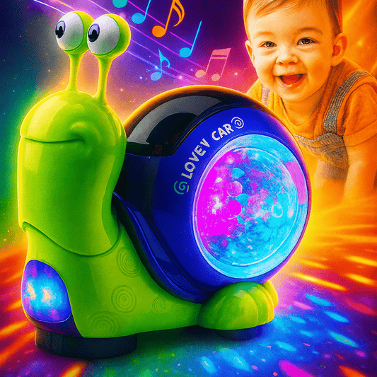Interactive Musical Crawling Snail Toy For kids