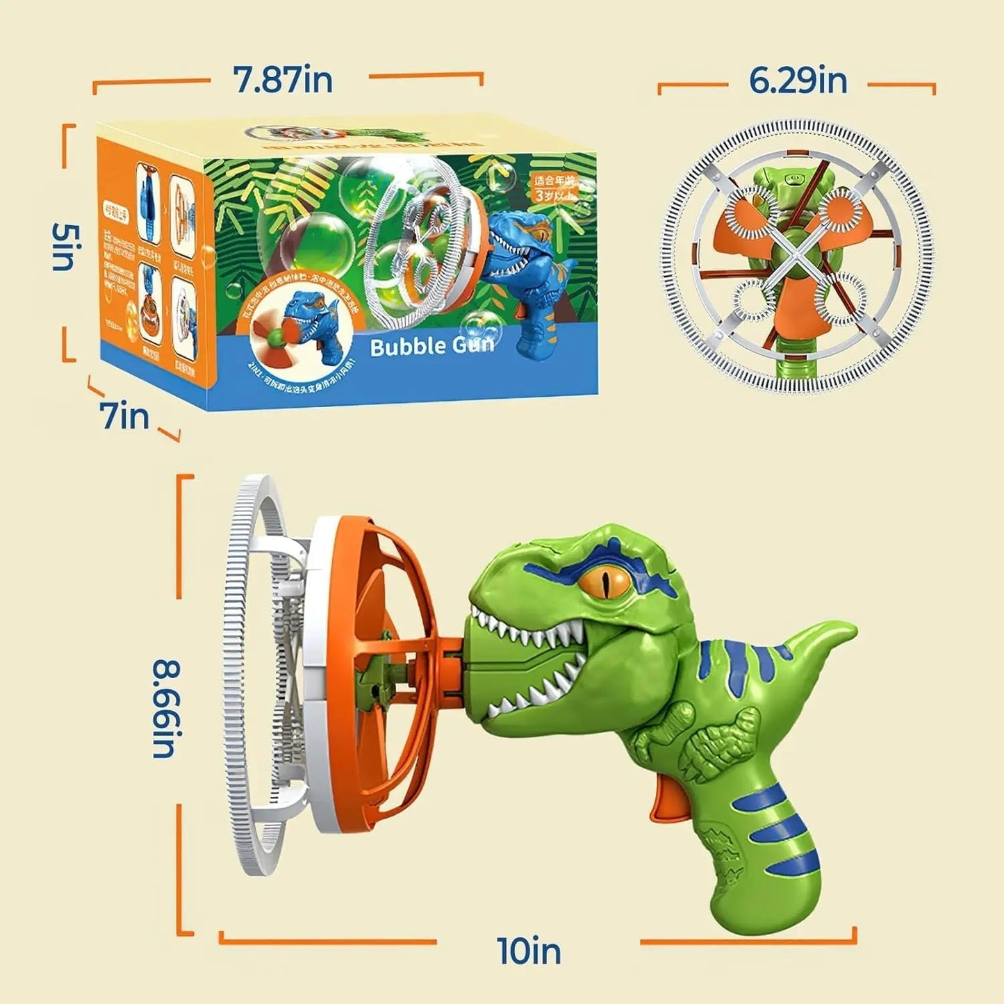 Electric Bubble Maker Gun toy for Kids