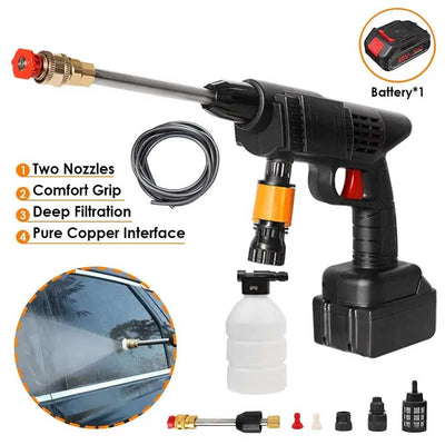 48v Wireless High Pressure Washer  With Single battery & Premium Box