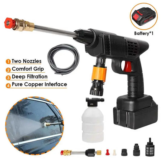 48v Wireless High Pressure Washer  With Single battery & Premium Box