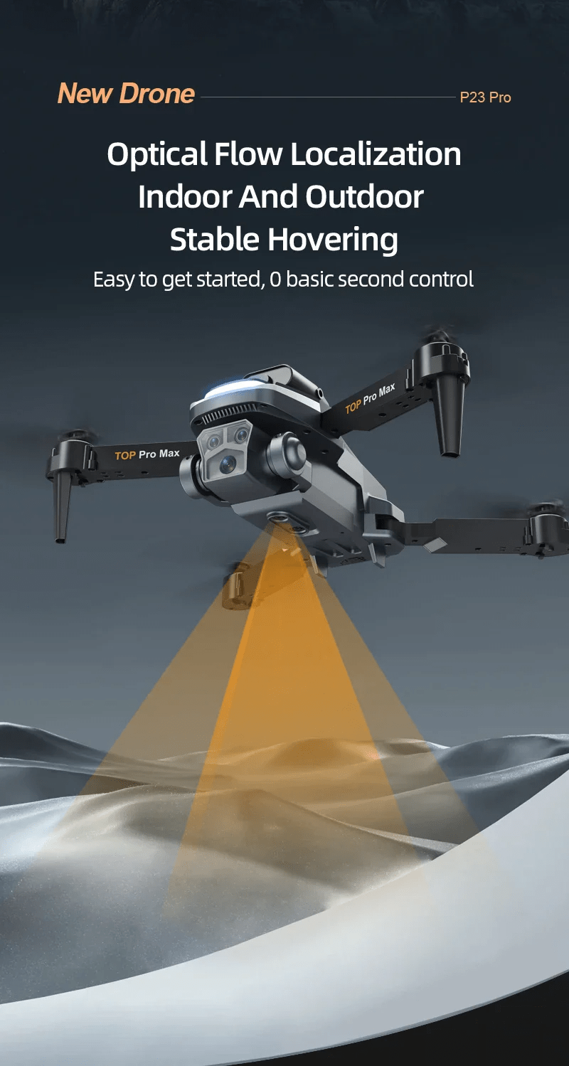 P23 Pro Intelligent Obstacle Avoiding Drone - Foldable Drone