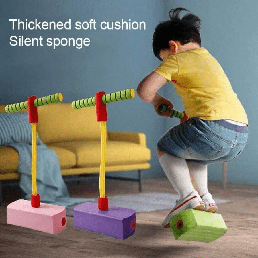 Kids Balance & Jump Toy – Grow Taller Frog Bouncer