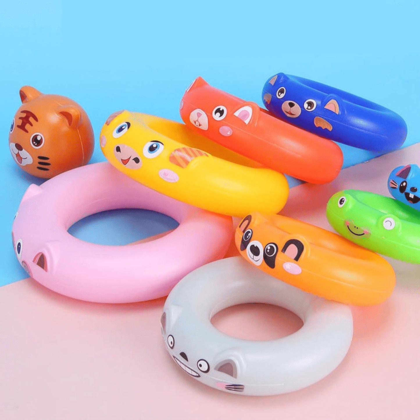 Rainbow Hand Eye Coordination Rings for Kids