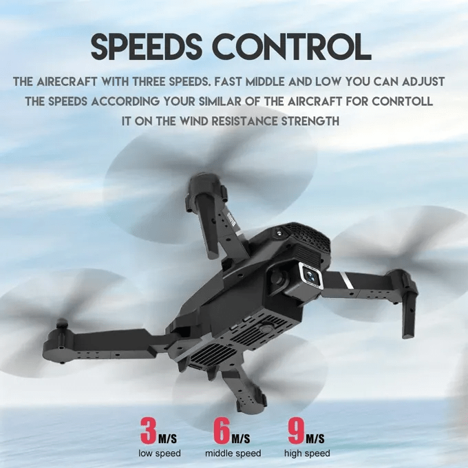 E88 PRO Drone with Dual Camera & LED Lights