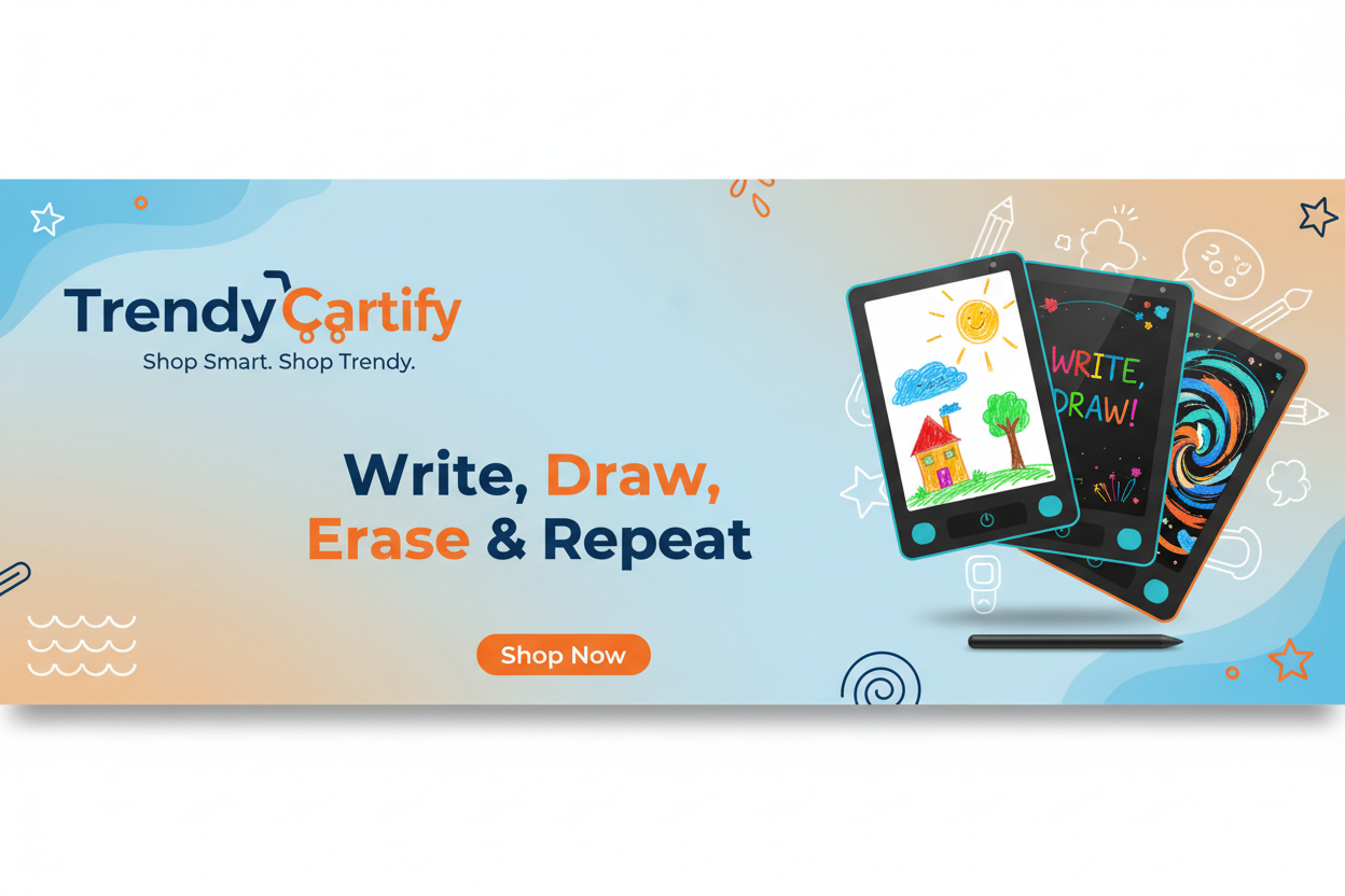 LCD Writing Tablet Banner