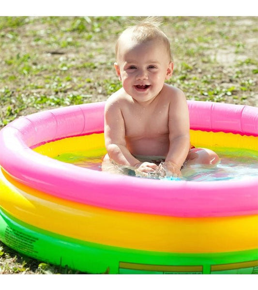 Sunset Glow Rainbow Inflatable Swimming Pool 45" x 10" (57412)