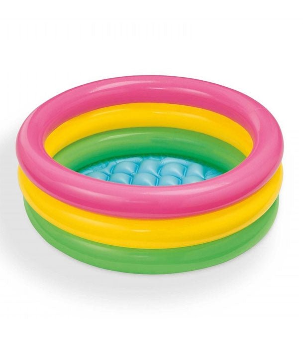 Sunset Glow Rainbow Inflatable Swimming Pool 34" x 10"